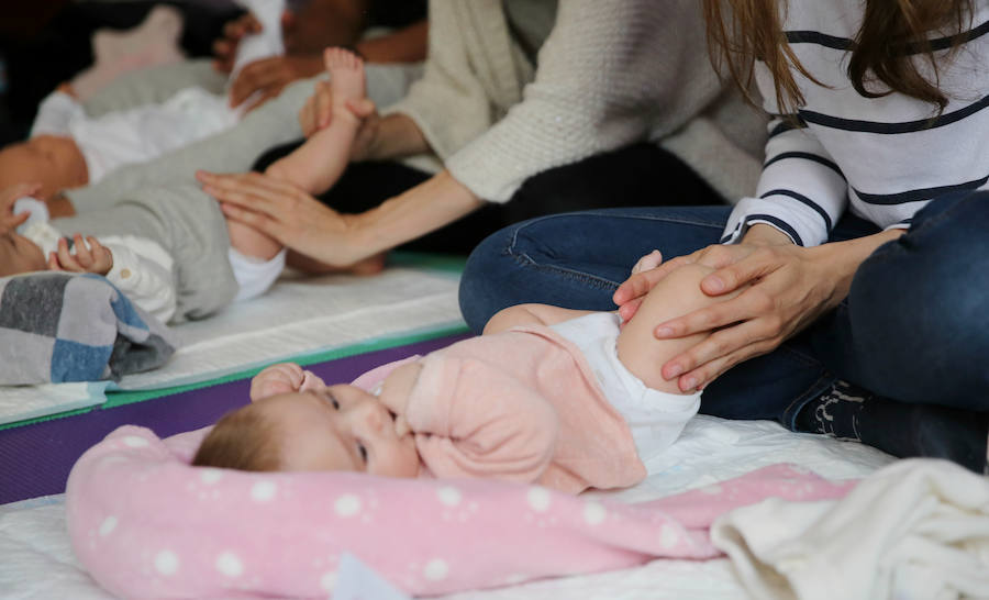 Aprendizaje del masaje infantil