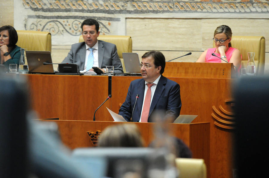 El presidente de la Junta de Extremadura, Guillermo Fernández Vara, ha realizado varios anuncios