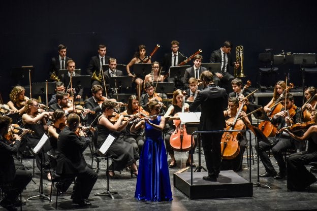 La OJEx el viernes en el Palacio de Congresos. 