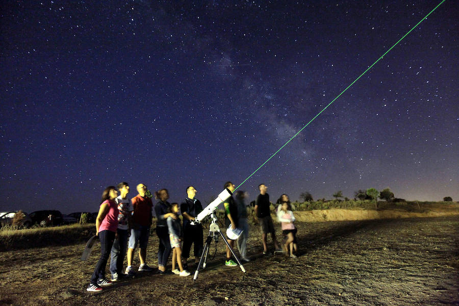 Observando las Perseidas desde Monfragüe