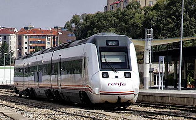 Imagen de archivo de un tren extremeño.