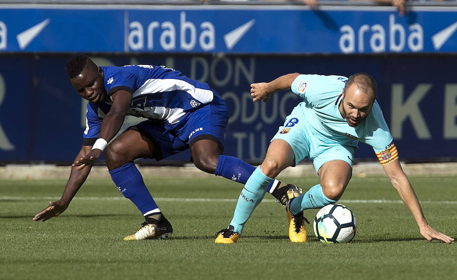 El conjunto de Valverde se llevó la victoria a domicilio en Vitoria por 0-2.