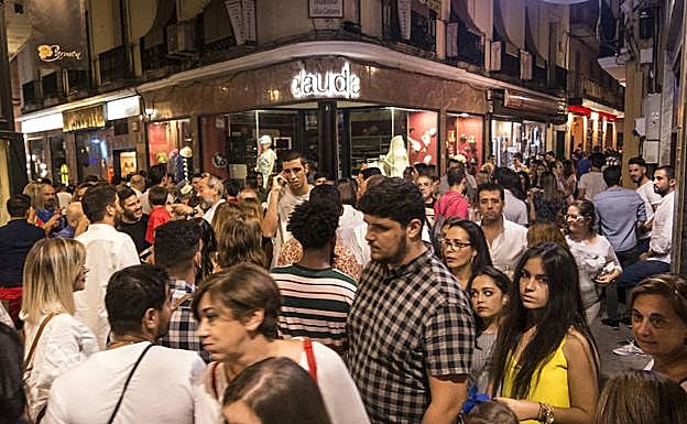 Ambiente este fin de semana en San Juan durante la Noche en Blanco.