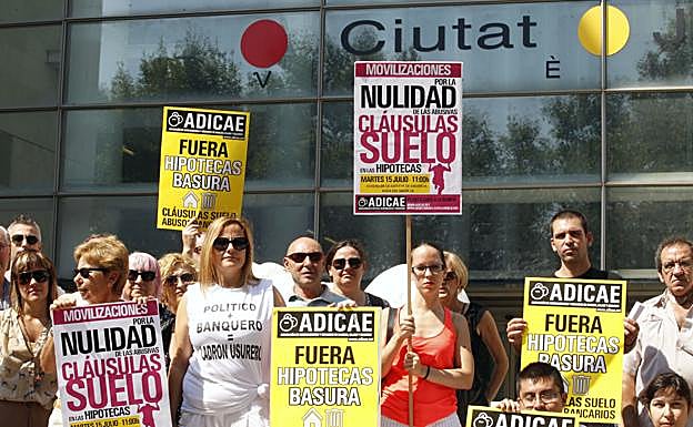 Los juzgados especializados en cláusulas suelo han recibido 57.000 demandas