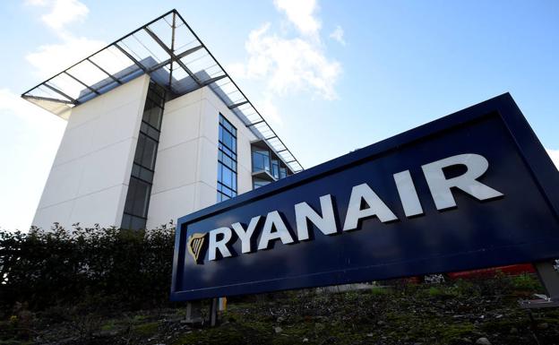 Sede de Ryanair en Dublín.