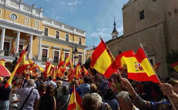 Desconvocan la protesta de hoy en Badajoz sobre Cataluña tras su «prohibición»