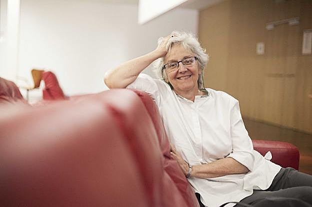 Soledad Gallego-Díaz el pasado viernes en el Palacio de Congresos durante las jornadas de Enfermería. :: j. rey