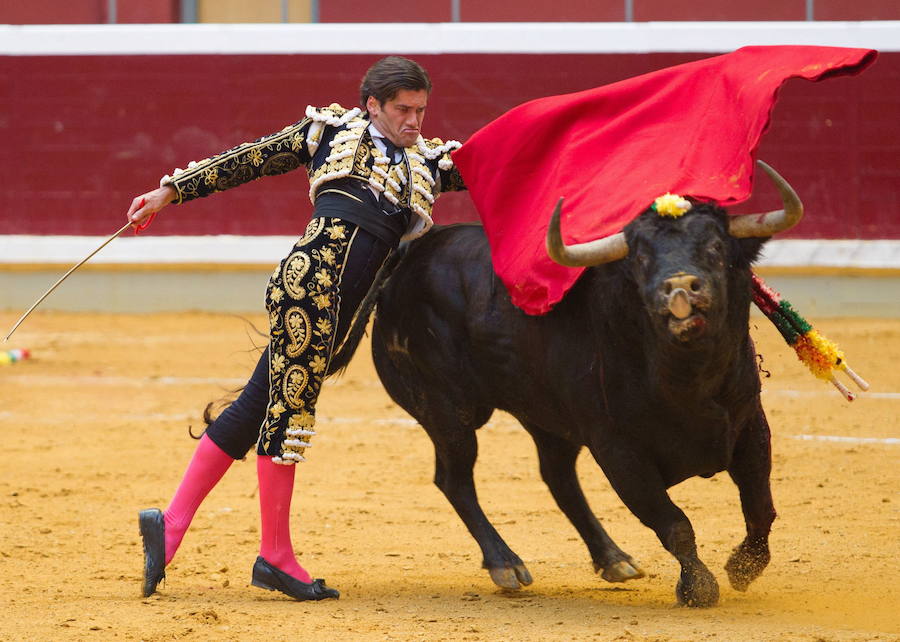 El torero extremeño José Garrido, en una corrida en septiembre en Logroño.