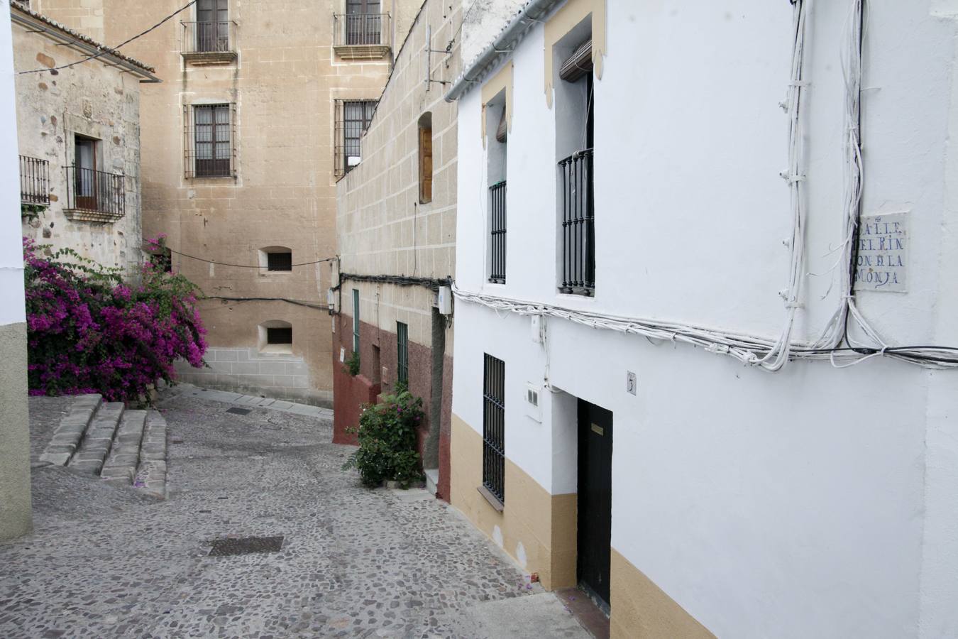 Perviven 11 de los 214 azulejos de calles del siglo XVIII. Son las primeras placas con los nombres de las calles de Cáceres y se hicieron para facilitar el recaudar impuestos