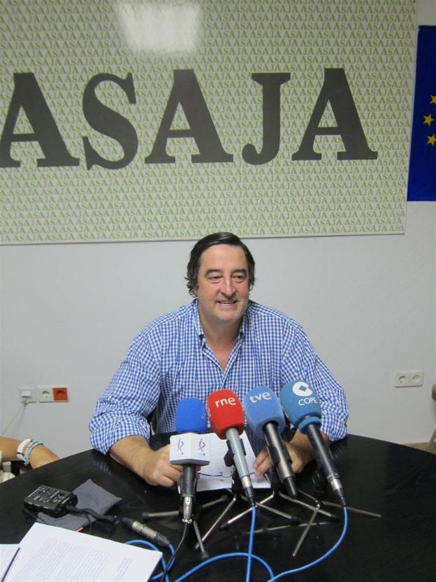 Ángel García Blanco, presidente de Asaja Extremadura. :: hoy