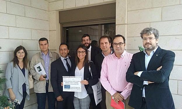 Integrantes de la delegación extremeña durante su estancia en Israel. :: hoy