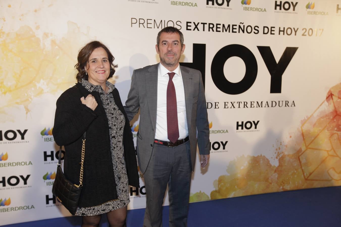 Los invitados que asistieron a la gala de Extremeños de HOY, posaron en el photocall 