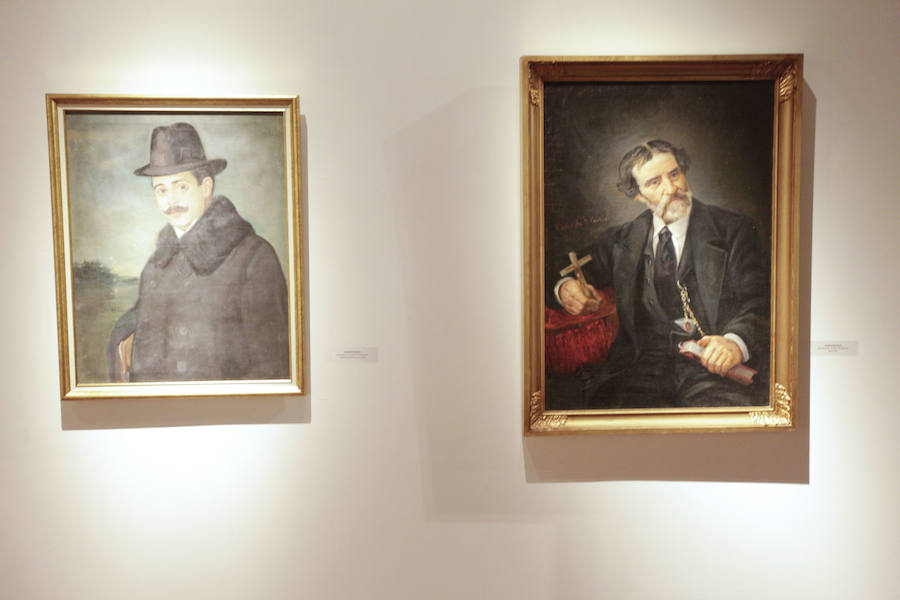 Pertenecen a la Fundación Caja Extremadura y se trata de obras de Bermudo, Sánchez-Varona o Hermoso, entre otros