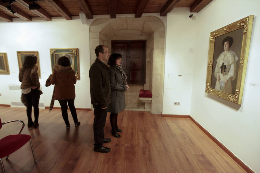 Pertenecen a la Fundación Caja Extremadura y se trata de obras de Bermudo, Sánchez-Varona o Hermoso, entre otros