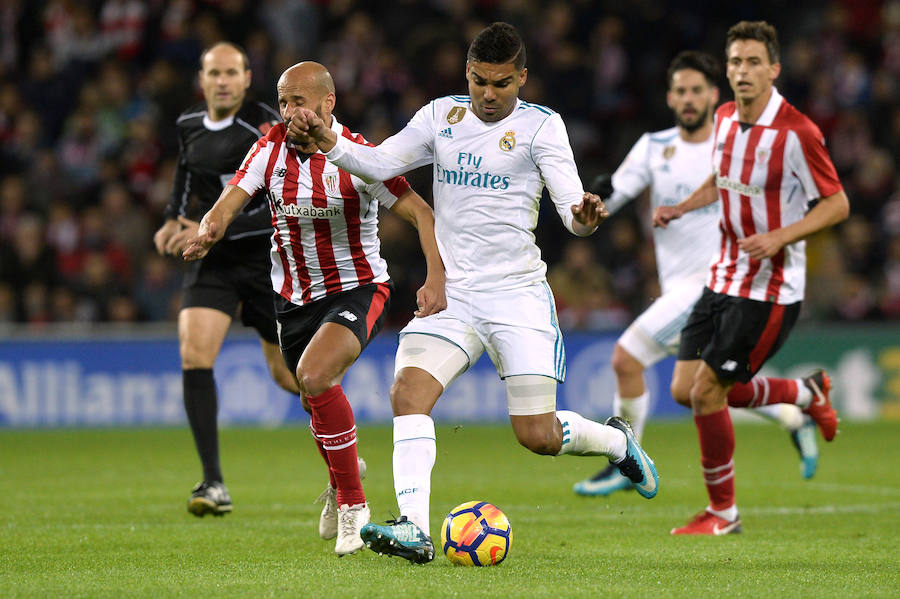 El conjunto blanco no logró pasar del empate en San Mamés en un partido en el que ningún equipo consiguió hacer gol.