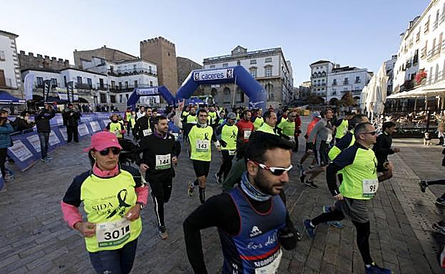La carrera ha comenzado y terminado en la Plaza Mayor