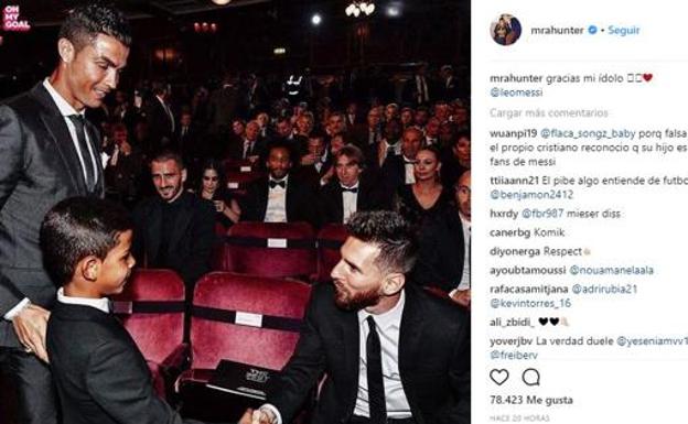 El supuesto Instagram de Cristiano Ronaldo Jr