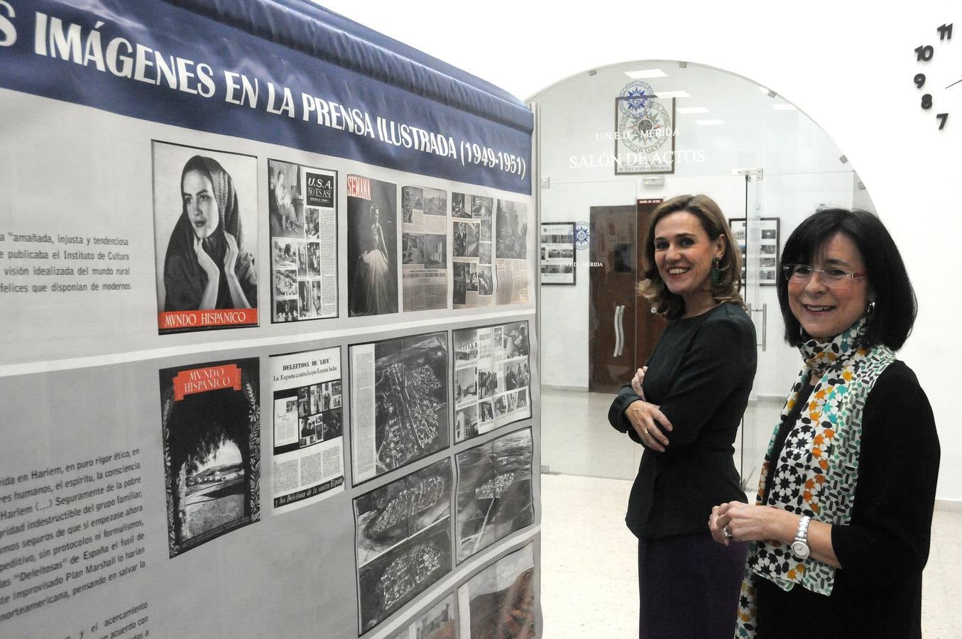 Ya se puede ver en la sala de exposiciones del centro asociado de la UNED de Mérida la exposición ‘Fotógrafos americanos en España. Batalla de las imágenes en la prensa ilustrada (1949-1951).Se puede visitar hasta el próximo 20 de enero.