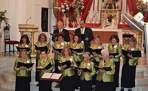 Concierto de la Coral en la Iglesia. 