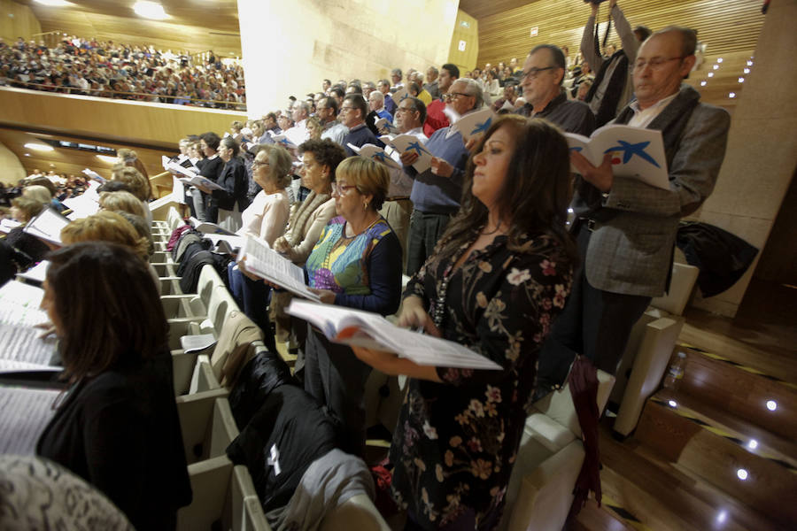 240 cantantes aficionados de ocho coros de la región colaboran en la interpretación de 'El Mesías' de Hendel en Cáceres