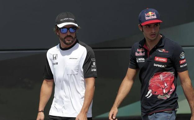 Fernando Alonso y Carlos Sainz.