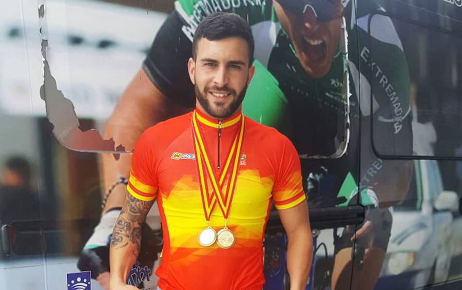 Ciclismo adaptado y BMX absoluto. Rubén Tanco es doble campeón de España en persecución y kilómetro contrarreloj de ciclismo adaptado y subcampeón de España de BMX absoluto.