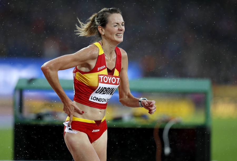 3.000 bostáculos y campo a través. Teresa Urbina Bronce en los 3.000 obstáculos en el Campeonato de España Absoluto, mundialista en Londres y en el Mundial de Campo a Través.