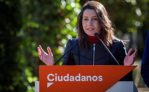 La líder de Cs en Cataluña, Inés Arrimadas.