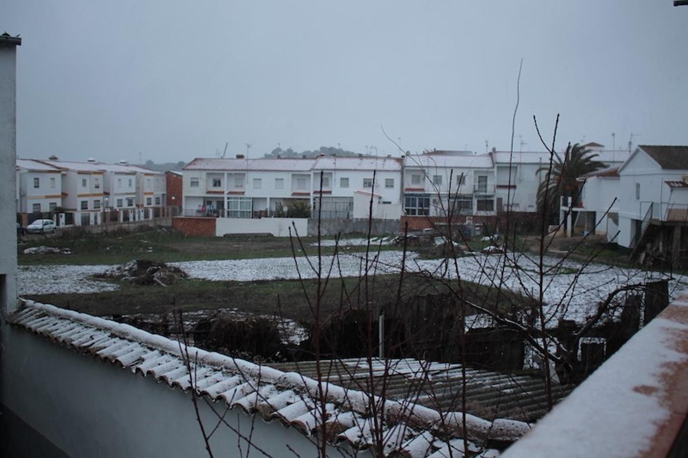 Nieve en Monesterio