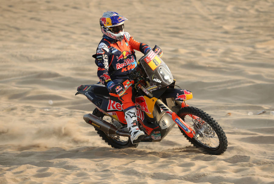 El australiano Toby Price, durante la tercera etapa del Dakar. 