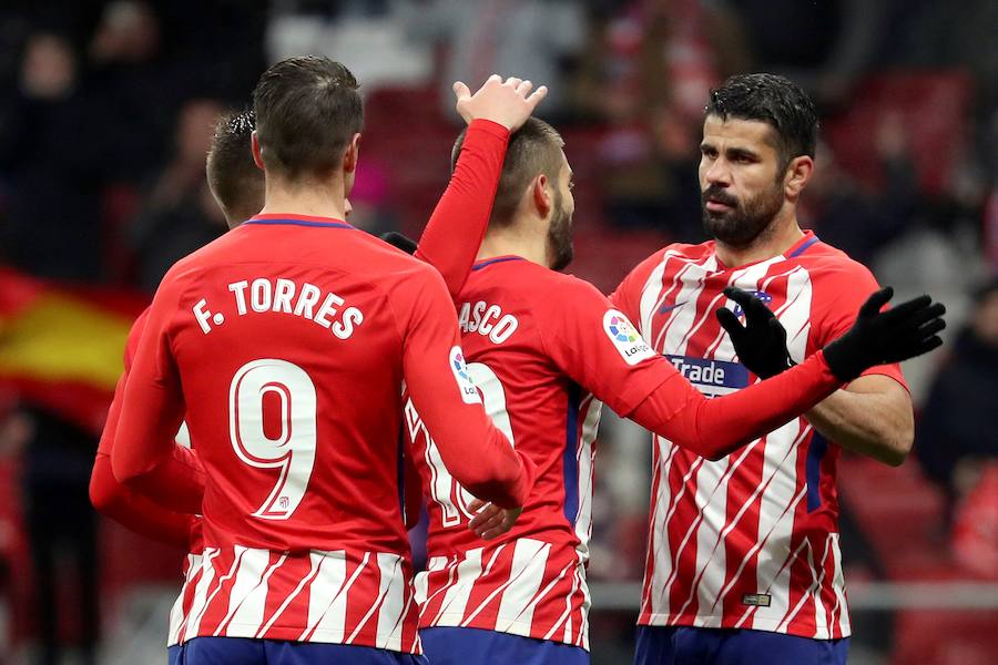 El Atlético vence al Lleida en Copa del Rey por 3-0. Carrasco, Gameiro y Vitolo, que debutó en el Wanda Metropolitano, fueron los autores de los goles. 