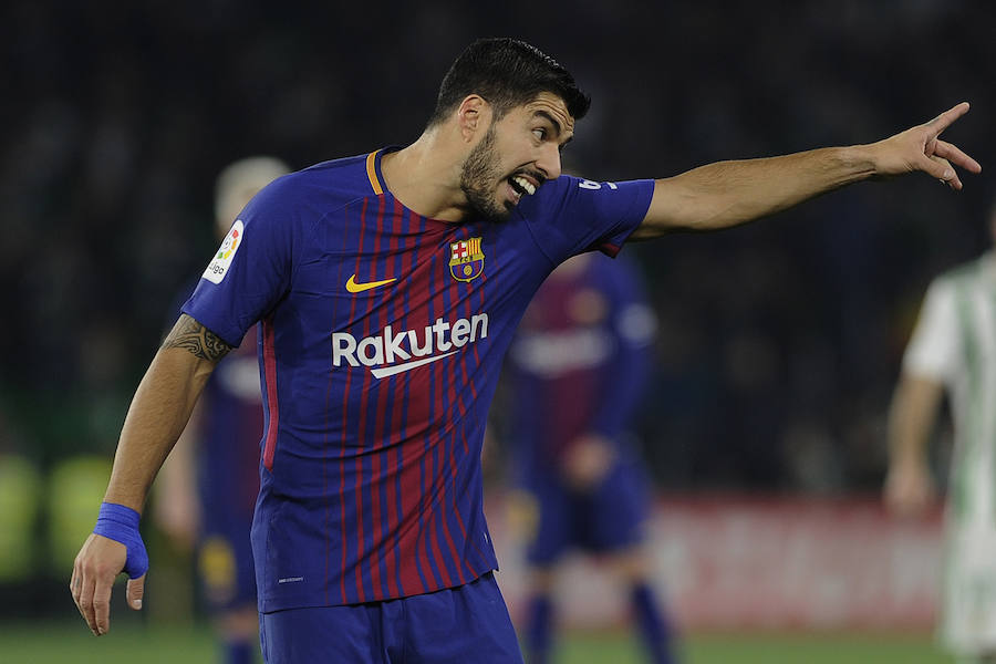 El conjunto de Valverde se llevó la victoria en el Benito Villamarín por 0-5, con un doblete de Messi, otro de Luis Suárez y un tanto de Rakitic.