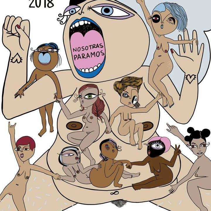 Inma Ramos (Plasencia, 1981) es una 'artivista' que destaca por sus coloridos y reivindicativos dibujos