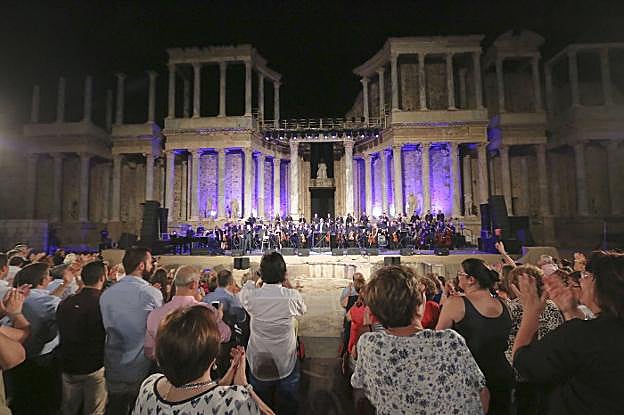 Concierto en el teatro romano, el pasado verano. :: hoy