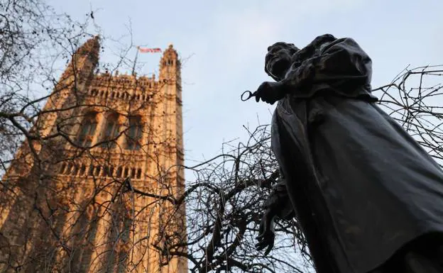 Vista del Parlamento británico. 