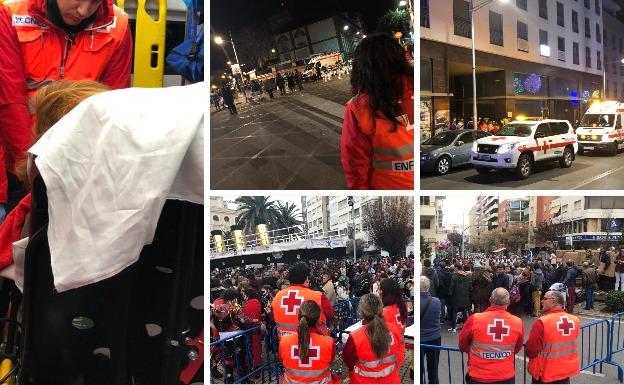 Cruz Roja realiza 113 intervenciones en el Carnaval de Badajoz, un 25% más que el año pasado