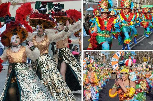 Los Nuevos Cariocas, ganadores del pasacalles del Carnaval Romano 2018. 