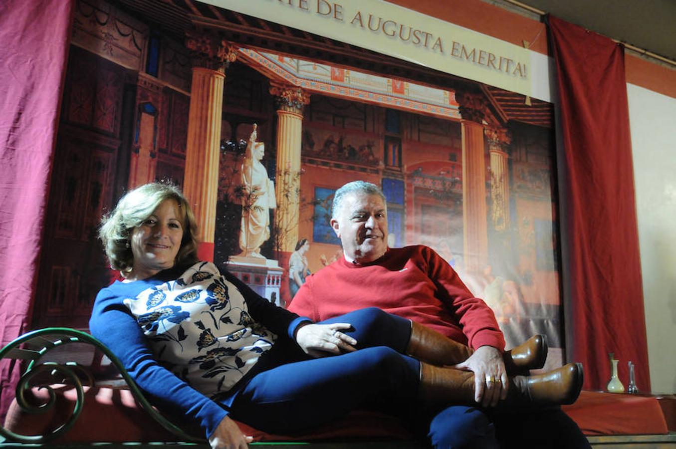 Participantes en la actividad &#039;¡Enamórate de Augusta Emerita!&#039;, celebrada en el Museo Romano