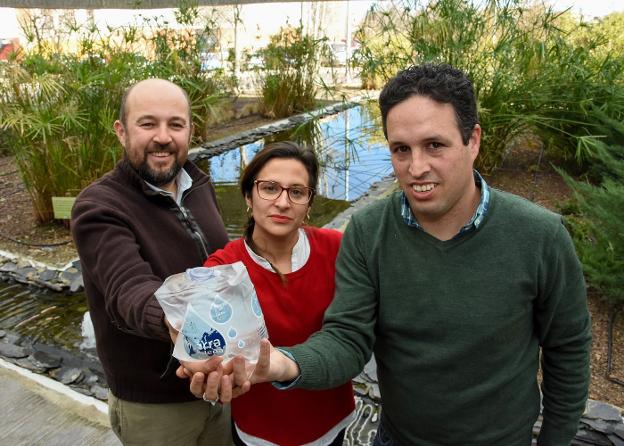 Miguel León, María José Martín y Jorge Morgado, de Promedio.