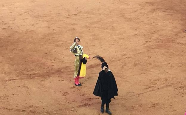 Mano a mano protagonizado por Antonio Ferrera y Ginés Marín en la última corrida de toros de Olivenza