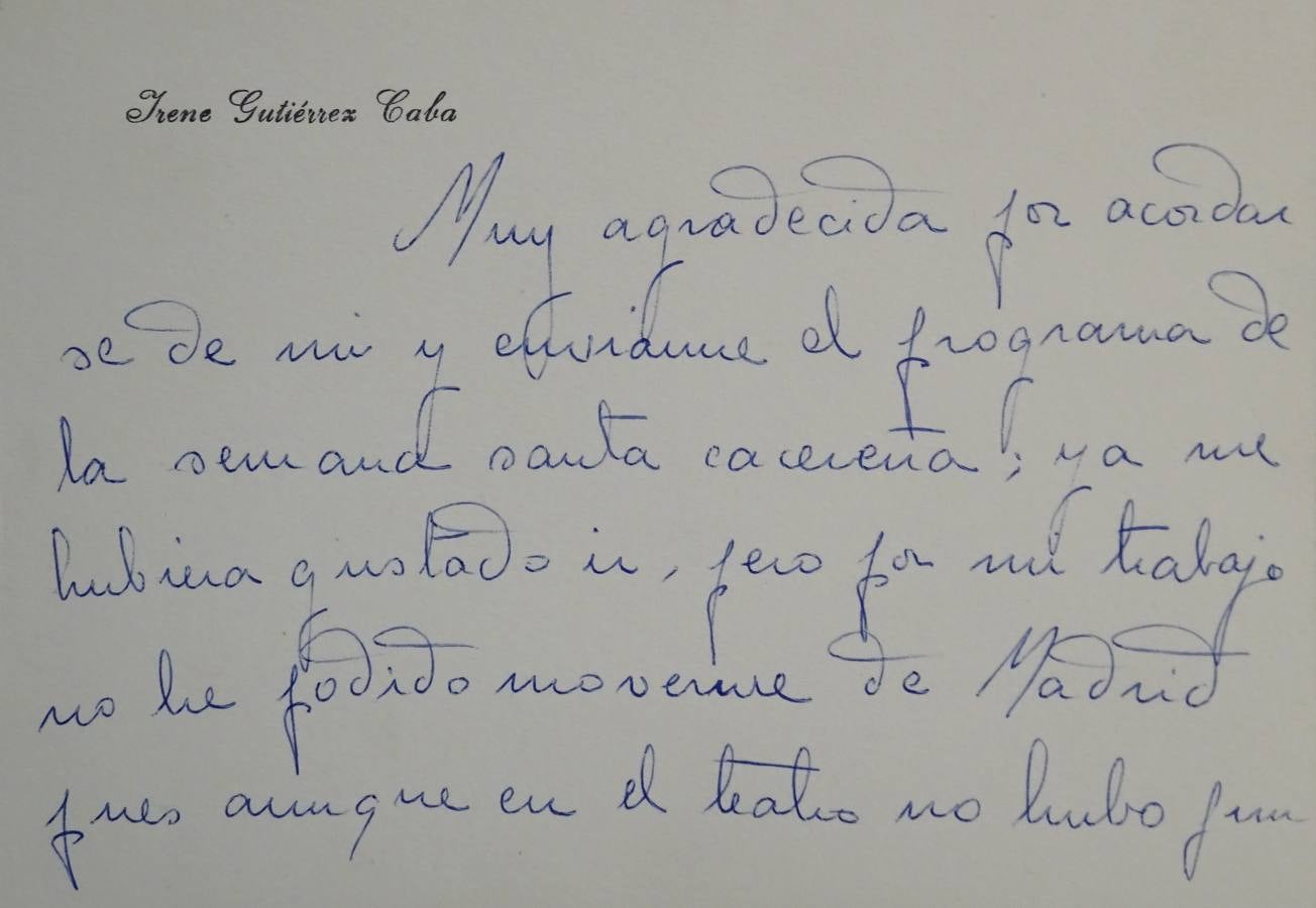 21-Carta de Irene Gutiérrez Caba.