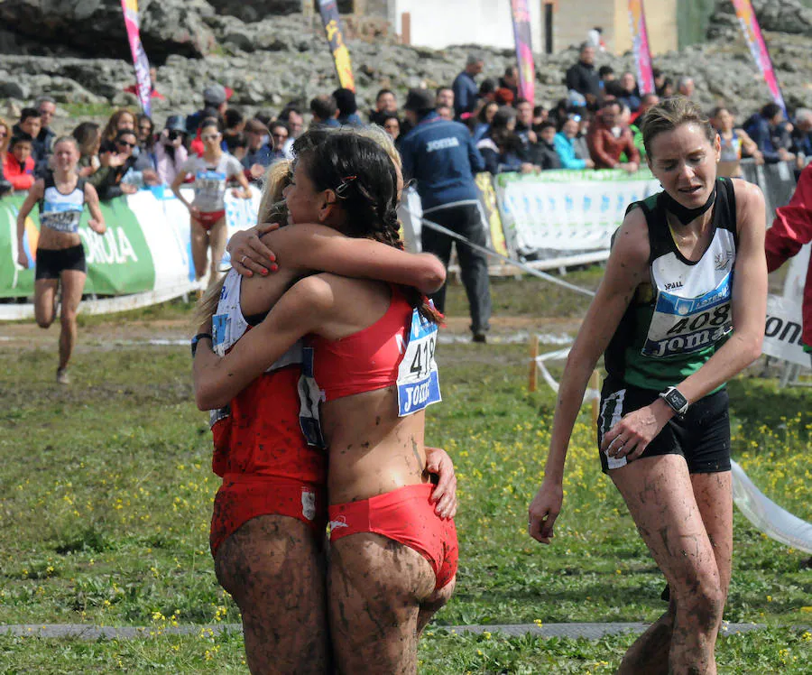 El catalán de origen marroquí y la vasca, etíope de nacimiento, se alzaron con los títulos nacionales de campo a través en una competición que cumplió cien años