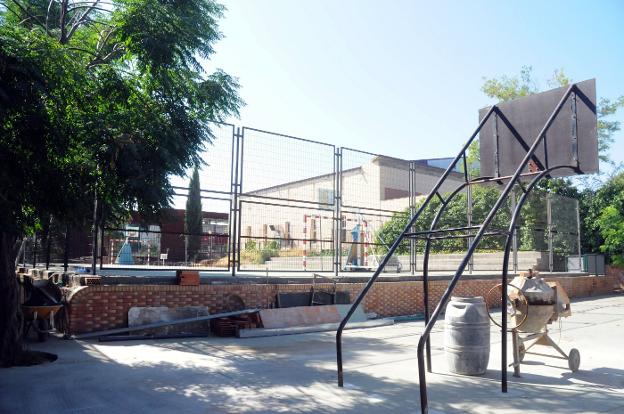 Obras realizadas en el interior del centro educativo en el verano de 2014. :: hoy