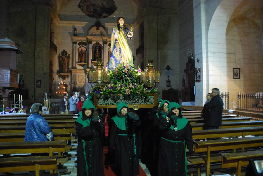 La Oración en Huerto y María María Magdalena realizaron su particular encuentro con un nuevo recorrido