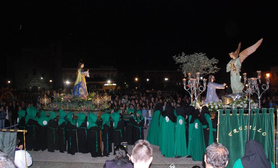 La Oración en Huerto y María María Magdalena realizaron su particular encuentro con un nuevo recorrido