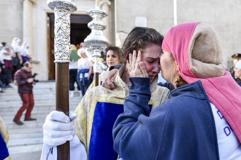 Cofradía de la Sagrada Resurección de Nuestro Señor Jesucrito, Cristo de la Caridad en su Sentencia y María Santísima de la Aurora. 