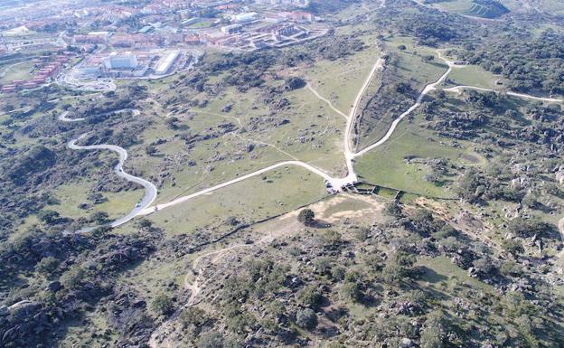 Imagen de Valcorchero y la zona norte captada por el dron. 