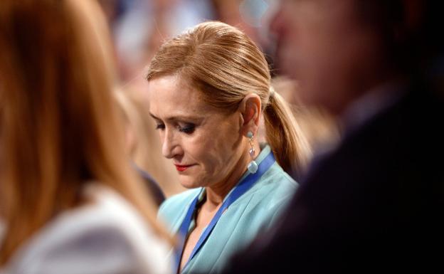 Cristina Cifuentes, en la convención del PP en Sevilla.