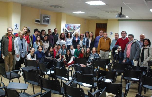 Asistentes en las jornadas en el día de ayer. :: JSP