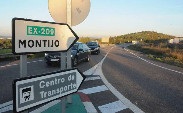 Aprueban la ocupación de terrenos para suprimir un tramo de concentración de accidentes en la Ex-209 en Montijo